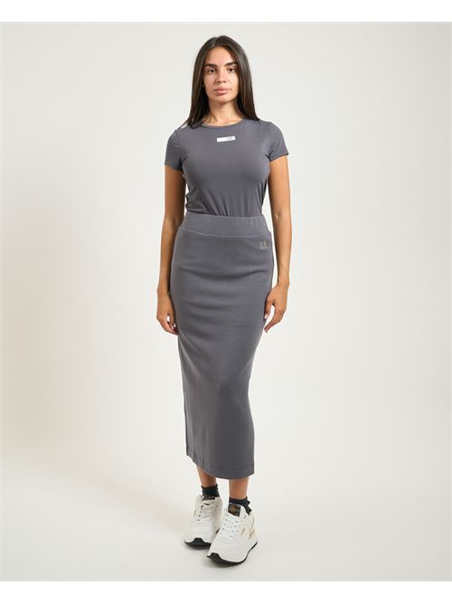 Gonna lunga donna EA7 con spacco sul retro EMPORIO ARMANI EA7 | 7W000792-AF12643U8117